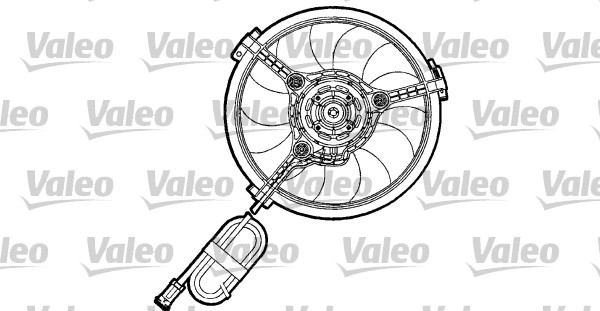Ventilateur, refroidissement du moteur VALEO 698155