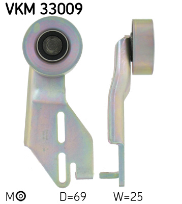 Galet-tendeur de courroie d'accessoires SKF VKM 33009
