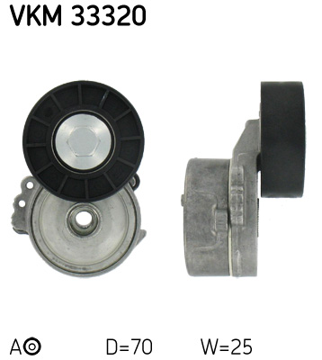 Galet-tendeur de courroie d'accessoires SKF VKM 33320