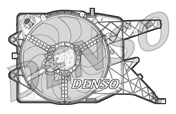 Ventilateur, refroidissement du moteur DENSO DER20010
